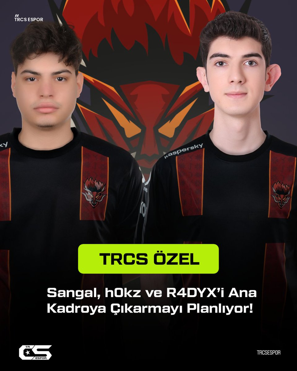 trcsespor's tweet image. 🚨 TRCS Özel | Sangal, h0kz ve R4DYX’i ana kadroya çıkarmayı planlıyor!
Temsilcimiz Sangal, akademi takımı oyuncuları h0kz ve R4DYX’i ana kadrosuna dahil etmeyi planlıyor.
Ayrıca Sangal, akademi takımı için geçtiğimiz günlerde Papara SuperMassive AC ile yollarını ayıran zemix…