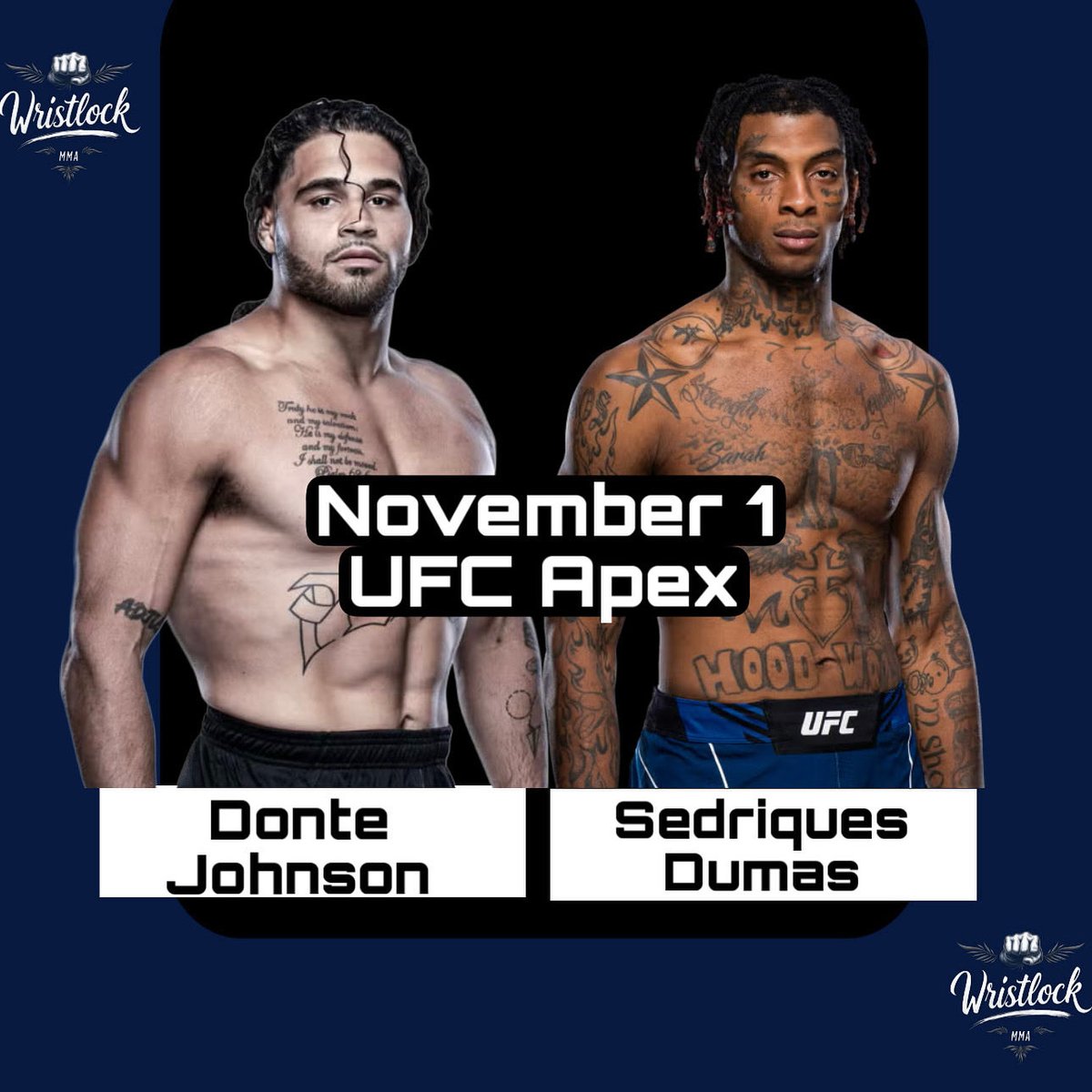 🚨 Fight Update 🚨
Originally set to face Nick Klein, Donte “Lockjaw” Johnson now meets UFC middleweight Sedriques Dumas on November 1st at the UFC Apex 🔥
When one door closes, another opens — and this one’s even bigger!
Another rd 1 ko loading……