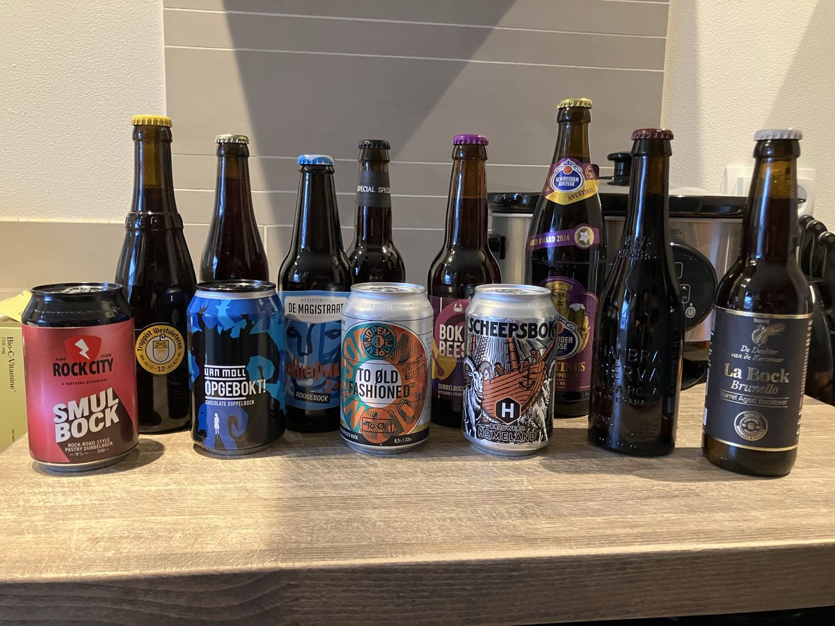 jeroen_veghel's tweet photo. Het is weer tijd om wat #bockbier te proeven. #bokbier #bockbieren #craftbier #beer #weekend #craftbeer https://t.co/B1kVyKevCv