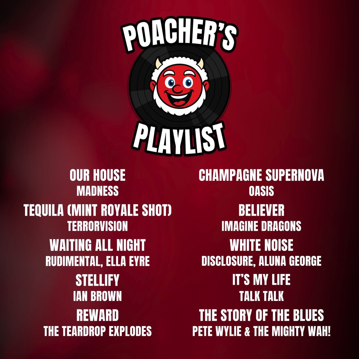 🎶 Thank you for all your requests, City fans! Here are just ten of the songs on my playlist for the early kick-off vs Stevenage this Saturday.