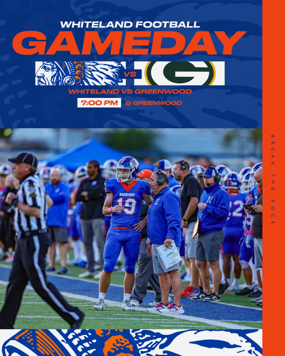 The end of an era!! Your Warriors will travel to <a href="/Gwoodathletics/">Greenwood Athletics</a> in what will likely be the last time these two longtime <a href="/MidStateConf/">Mid State Conference</a>  rivals meet on the gridiron 😢. Kick-off is set for 7pm @ Greenwood High School. We will see you there! <a href="/KyleNeddenriep/">Kyle Neddenriep</a>