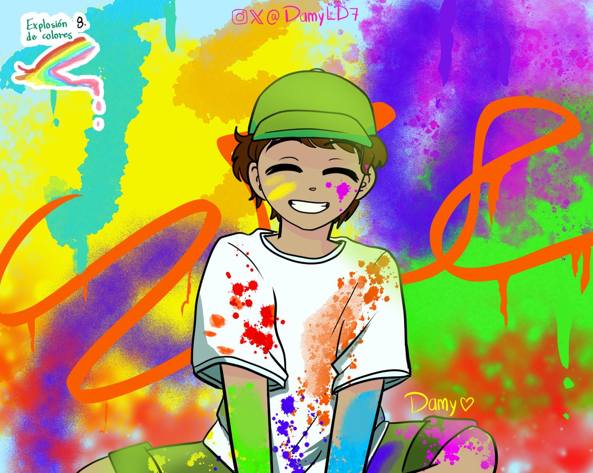DamyLD7's tweet photo. ✨💚Mis Oc´s deben brillar. Tenia otras ideas, pero cuando empecé esta, me gusto. 🧢🐿️🌈🎨🖌️
#Damycktober #Damycktober2025 #dibujodigital #retodedibujo #oc #originalcharacters https://t.co/Gi1fbuc5pi