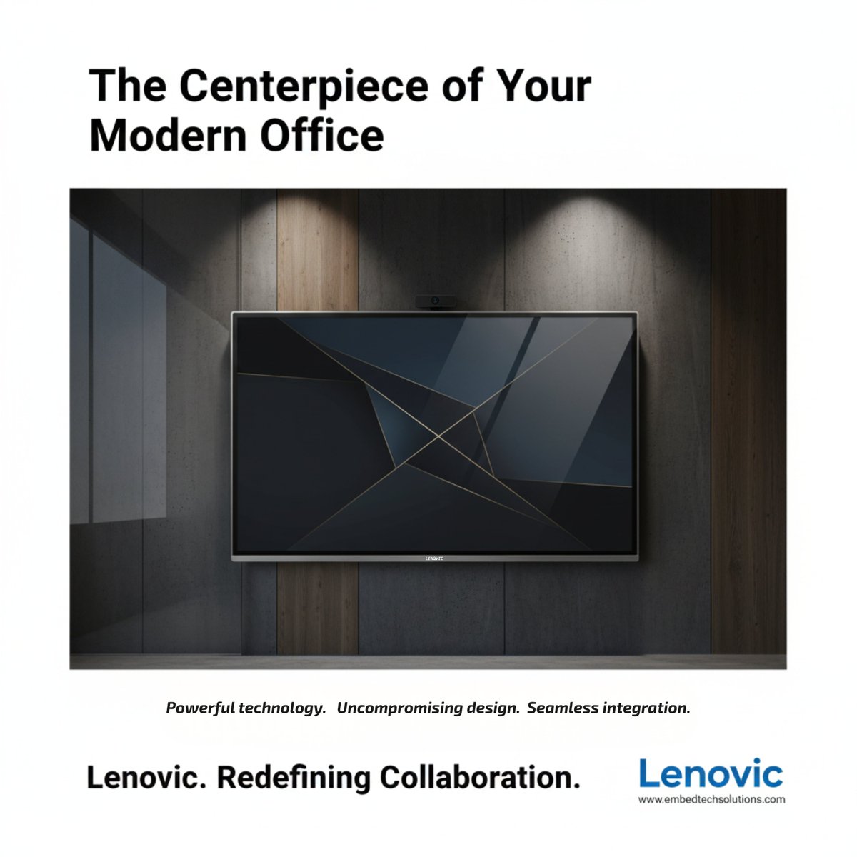 Embedtech_sol's tweet image. The Lenovic IFPD: Powerful technology wrapped in a sleek, minimalist design. Elevate your modern office.

#Design #Tech #SmartOffice #Lenovic #MakeInIndia #MadeInIndia