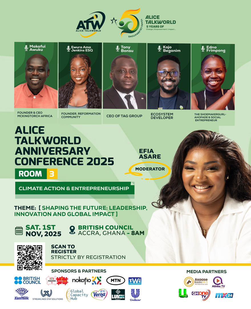alicetalkworld's tweet photo. Five years of impact! One powerful conversation!
Visionaries, innovators, and game-changers are gathering for the ATW 5th Anniversary Conference
#ATWConference2025
#AliceTalkWorld
#BritishCouncil https://t.co/uJjc6vIDsx