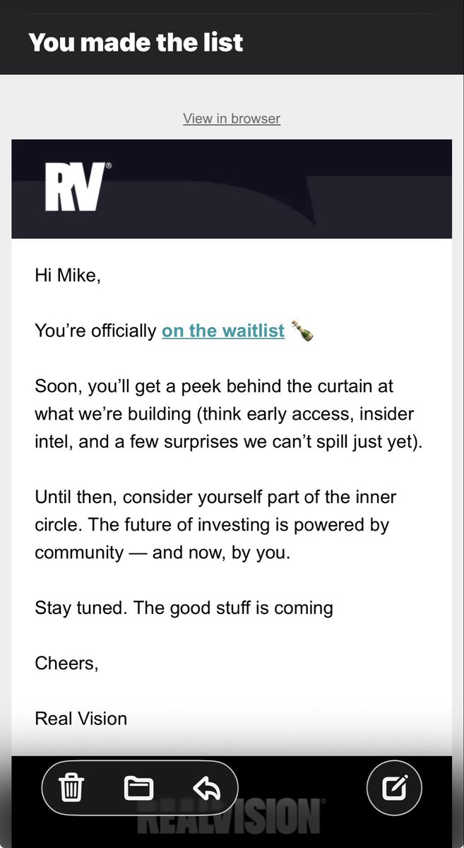 mikebrake's tweet photo. @RealVision 🤗 What a way to enjoy the weekend!  🧡🚀 LET’S GOOOO!!! 👏👏👏 https://t.co/1eFc4syV0G