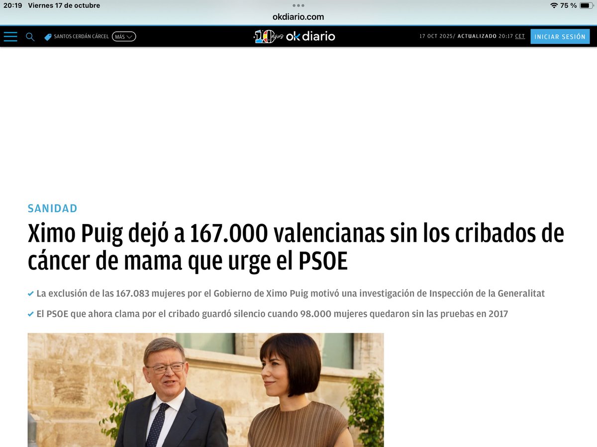 CarlosF66089689's tweet photo. @DianaMorantR Ministra, que fuisteis lo socialistas los que dejasteis sin el cribado del cáncer de mama a casi 200.000 valencianas, y tú no dijiste ni mu👇👇👇👇👇👇👇👇 https://t.co/lX1E2x47lL