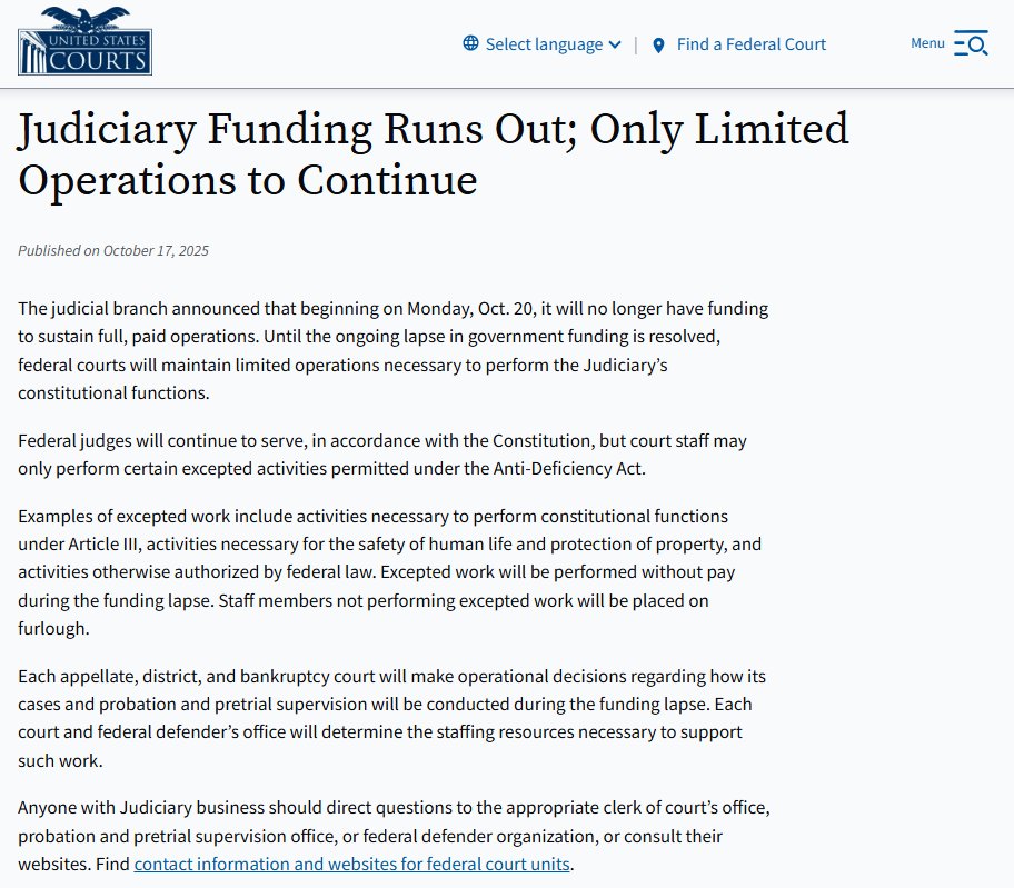 SenJudiciaryGOP's tweet image. Senate Republicans & Chairman @ChuckGrassley have voted to reopen the government 10 times, while Democrats have voted 10 times to keep it closed.
Democrats own the Schumer Shutdown. They should be ashamed for obstructing federal courts & withholding critical government services.