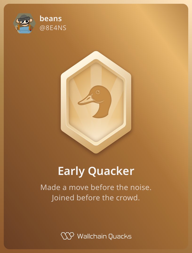 yeah you quack… 

but do you quack early?