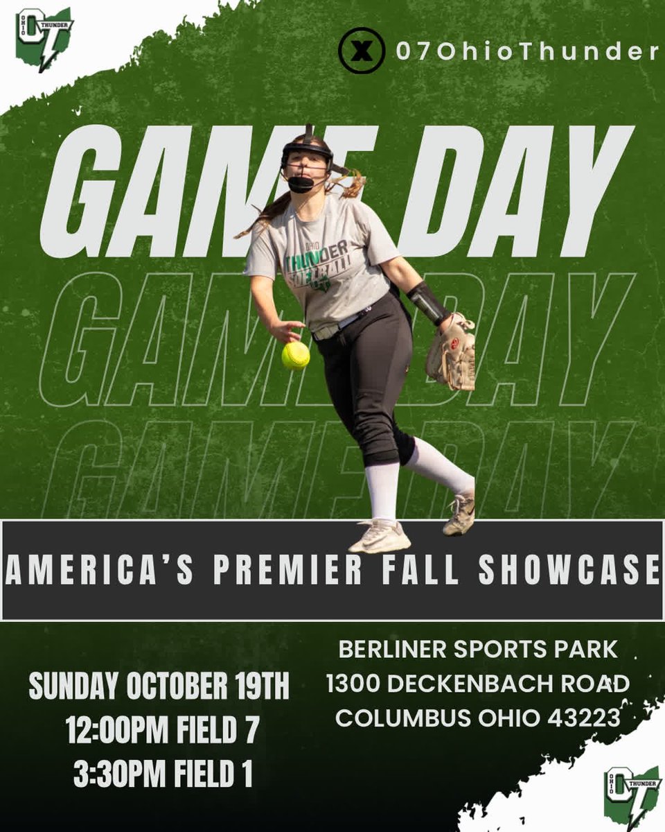 Big tournament this weekend! Can’t wait to play, here is our weekend schedule. <a href="/OhioBobcatSB/">Ohio Softball</a> <a href="/KentStSoftball/">Kent State Softball</a> <a href="/TiffinUSoftball/">Tiffin University Softball</a> <a href="/FlyerSoftball/">Dayton Softball</a> <a href="/BGSUSoftball/">BGSU Softball</a> <a href="/BallStateSB/">Ball State Softball</a> <a href="/ToledoSoftball/">Toledo Softball</a>