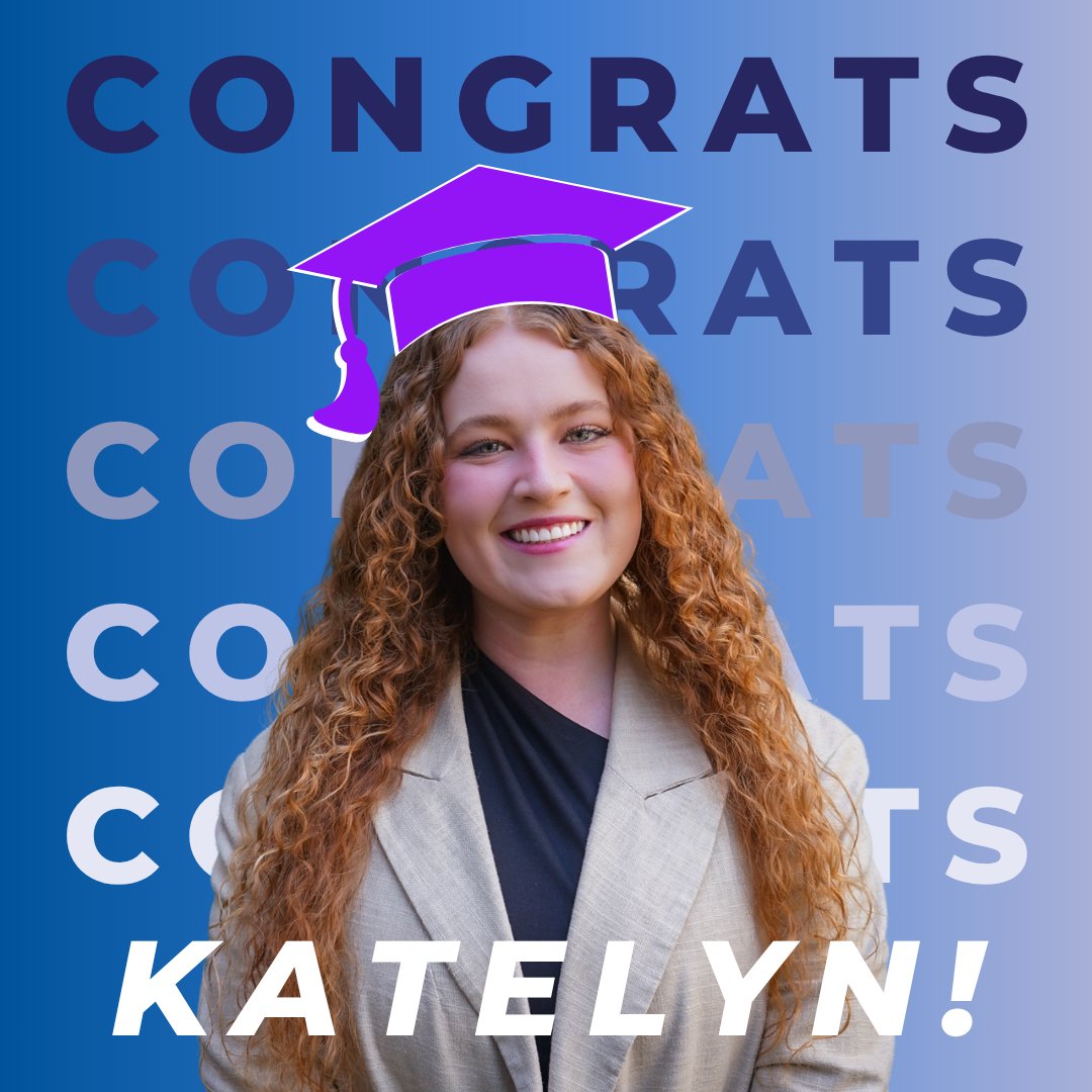 We’re so proud to celebrate one of our amazing team members, Katelyn! 🎓💜

While working full-time, Katelyn earned her MBA in Marketing from Grand Canyon University. Katelyn's passion for creativity and strategy pushes our team to new heights, and we couldn’t be prouder!