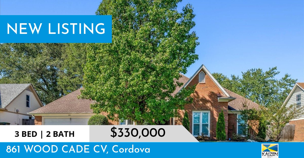 pwalker900's tweet image. 📍 New Listing 📍 Take a look at this fantastic new property that just hit the market located at 861 Wood Cade Cv in Cordova. Reach out here or at (901) 499-2326 for more information

Petra Walker Jones
Homes With Petra
KAIZEN Real... petra.kaizen-realty.com/showcase/861-w…