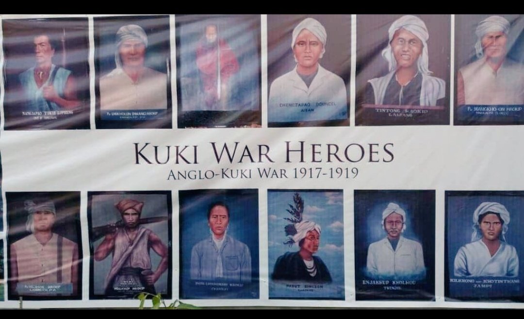 KhongsaiChanu's tweet photo. Manipur : As we Commemorate 108 of the #AngloKukiWar1917_1919 we pay tribute to the Kuki warriors' indomitable spirit, their bravery &amp; their unwavering dedication to their land and people. Their legacy continues to inspire and motivate future generation
@PIBHomeAffairs @PIB_India https://t.co/JDtuPNzfgQ