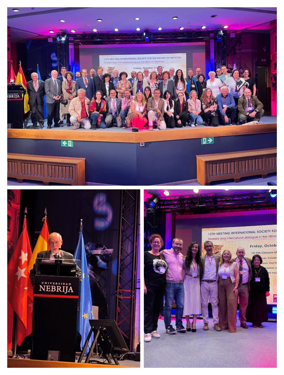 Finaliza el 12 meeting International Society for the History of Medicine, tras tres días intensos en <a href="/Nebrija/">Universidad Nebrija</a> con grandes ponencias y aportaciones! Próximo encuentro en Túnez!