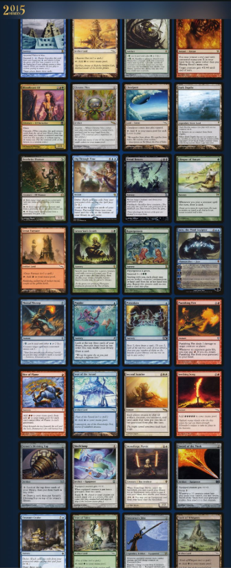 Hilo con los mazos de 2015 y enlaces a torneos para que tú también puedas sabotear a WotC y su puto MTG de Universes Beyond; al principio estaba bien, pero ya la broma les está quedando larga.