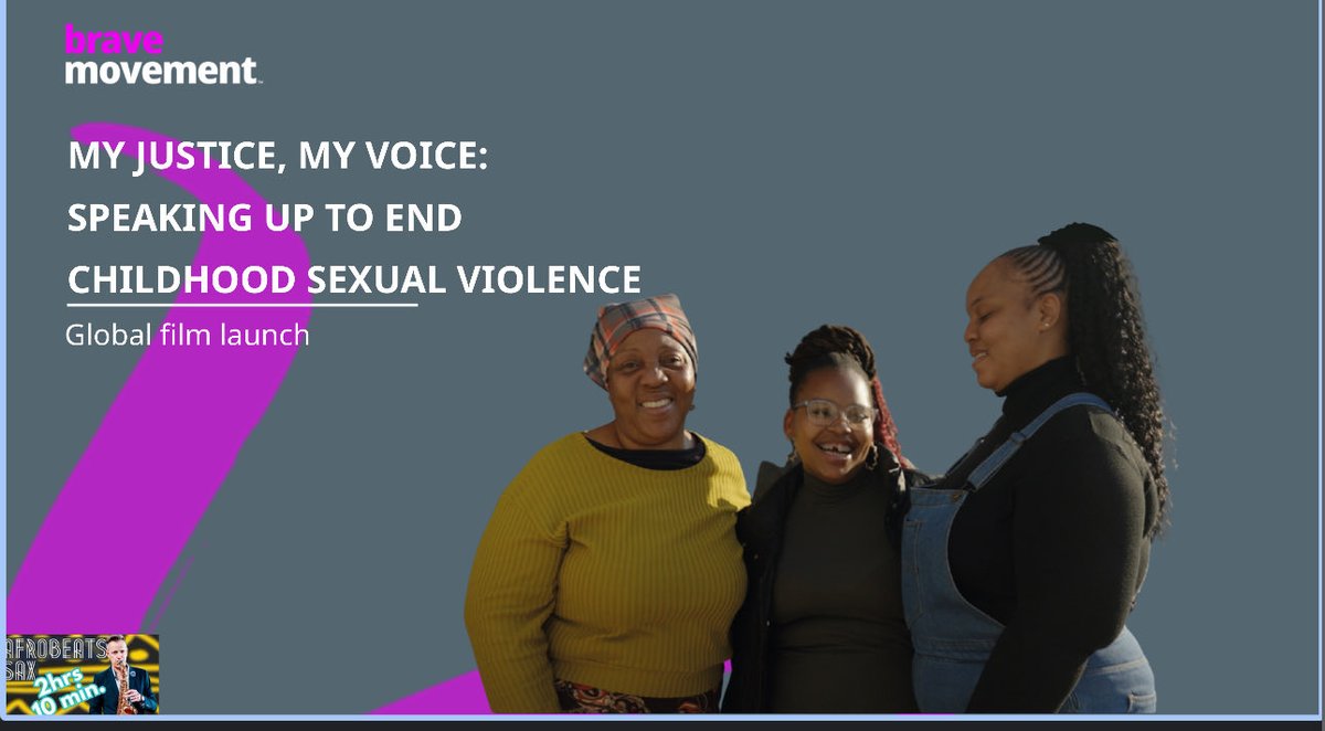 This evening, we premiered our new film. Such a revealing moment for us all at <a href="/BeBraveGlobal/">Brave Movement</a> 

Jacque, who shares her experience in the film during the survivor-led panel discussion: 

“My hope is with you <a href="/BeBraveGlobal/">Brave Movement</a>”. 

#BeBrave