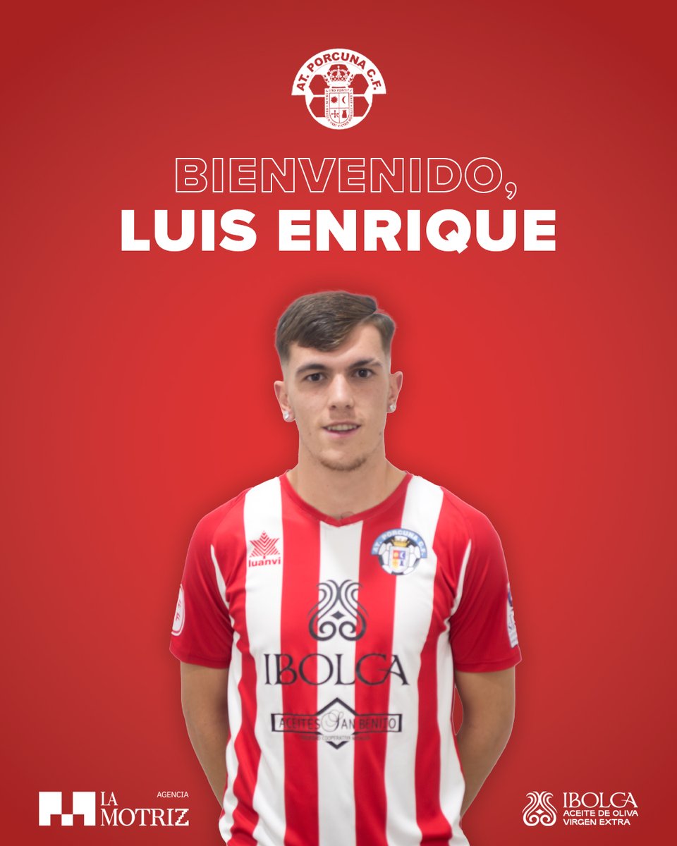 atporcuna's tweet image. 🆕 FICHAJE | Incorporamos a Luis Enrique, delantero de 19 años procedente del CD Torreperogil.

⚽ Formado en @GranadaCF  y @Linares_Dptvo  , destaca por su potencia, calidad y gol.

🔥 ¡Bienvenido al equipo, Luis Enrique!

#AtléticoPorcuna #TerceraRFEF #Fichaje