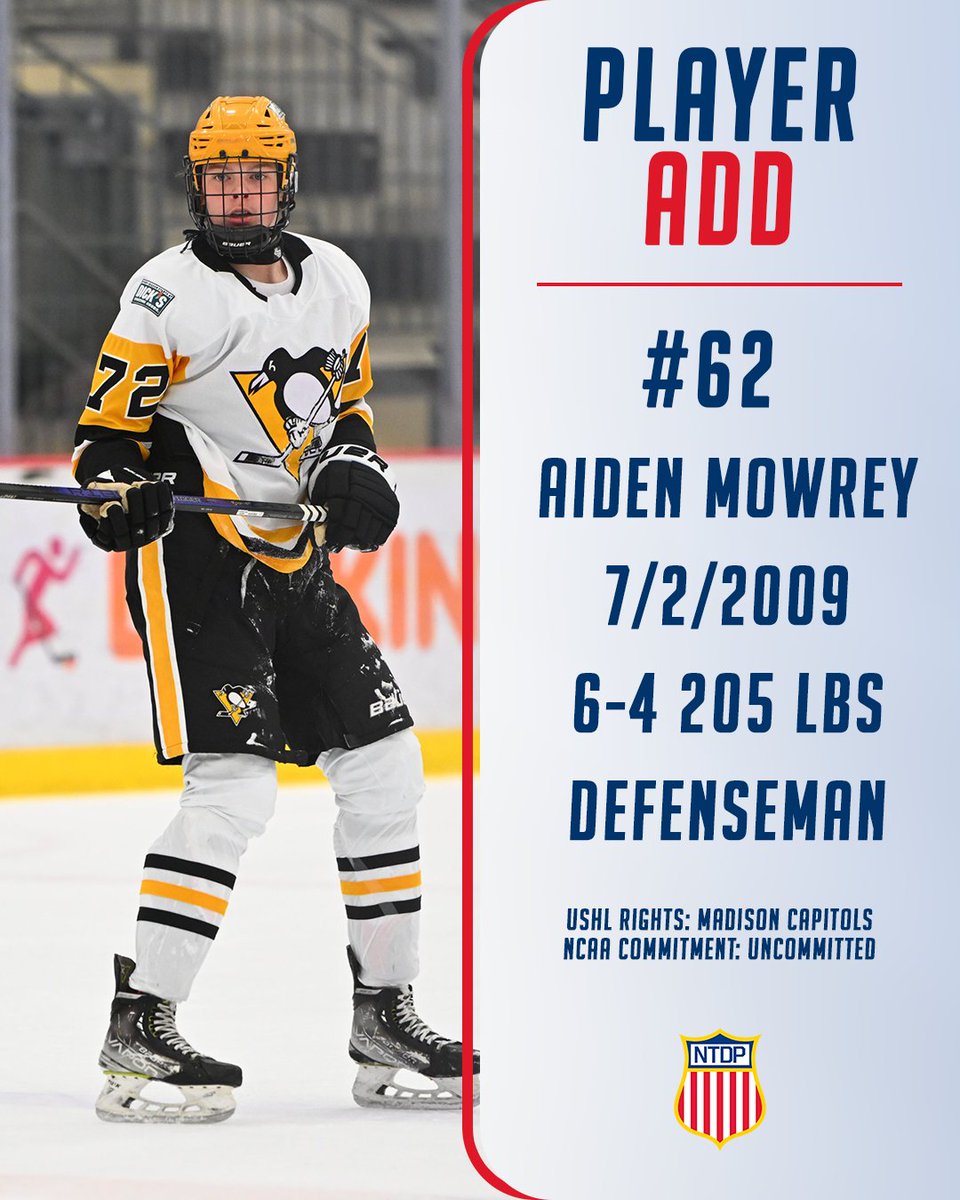 The U.S. National Under-17 Team has added forward Jack Dunne, and defenseman Aiden Mowrey ahead of this tonight's game 🚨

Welcome, Jack and Aiden!