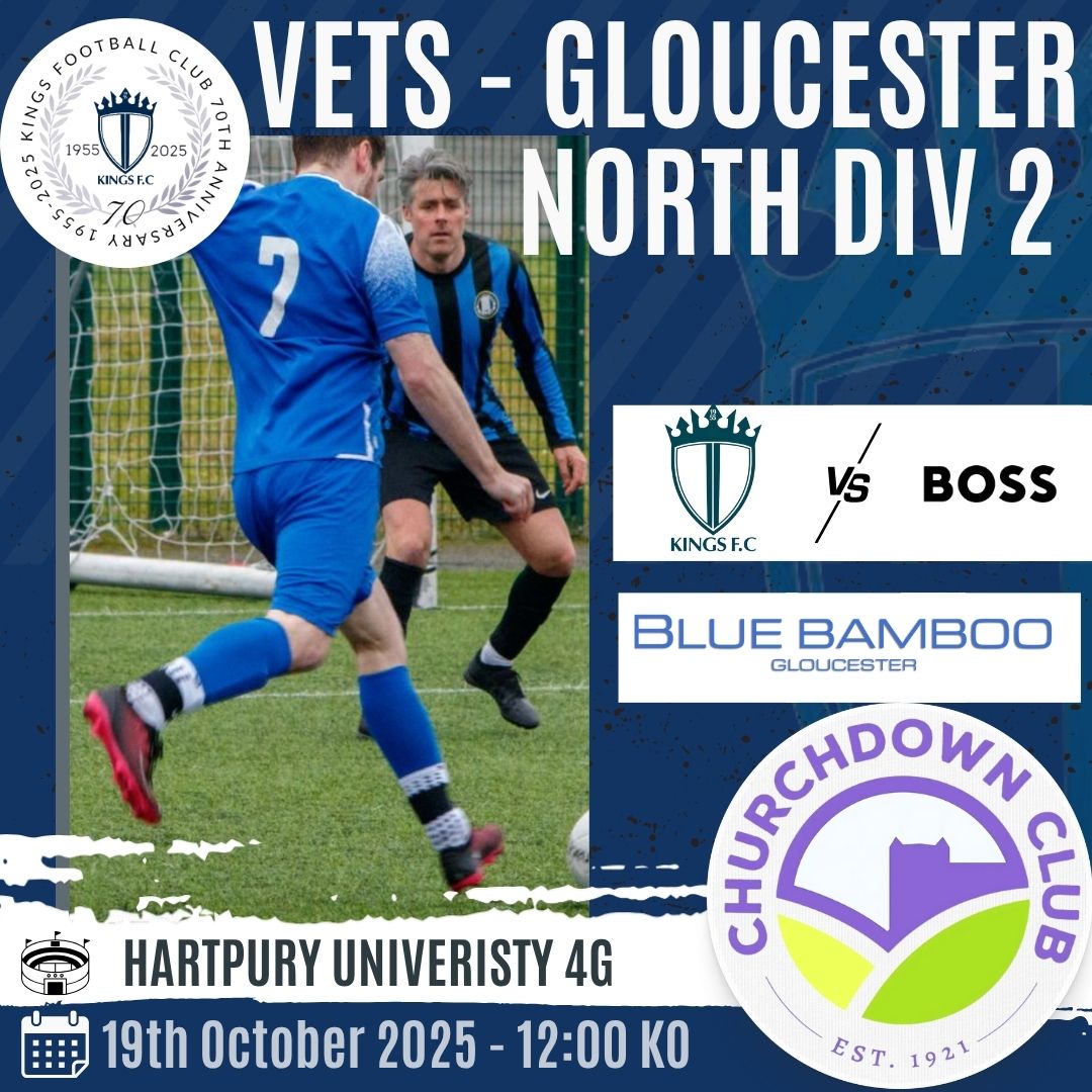 📷 MATCHDAY ANNOUNCEMENT 📷
Kings Veterans VS Boss
The Kings Veterans are back with their first competitive league fixture of the season, kicking it off against a competitive Boss side!
📷 Sunday 19th October
📷 Hartpury University 4G
📷 12:00pm Kick-Off