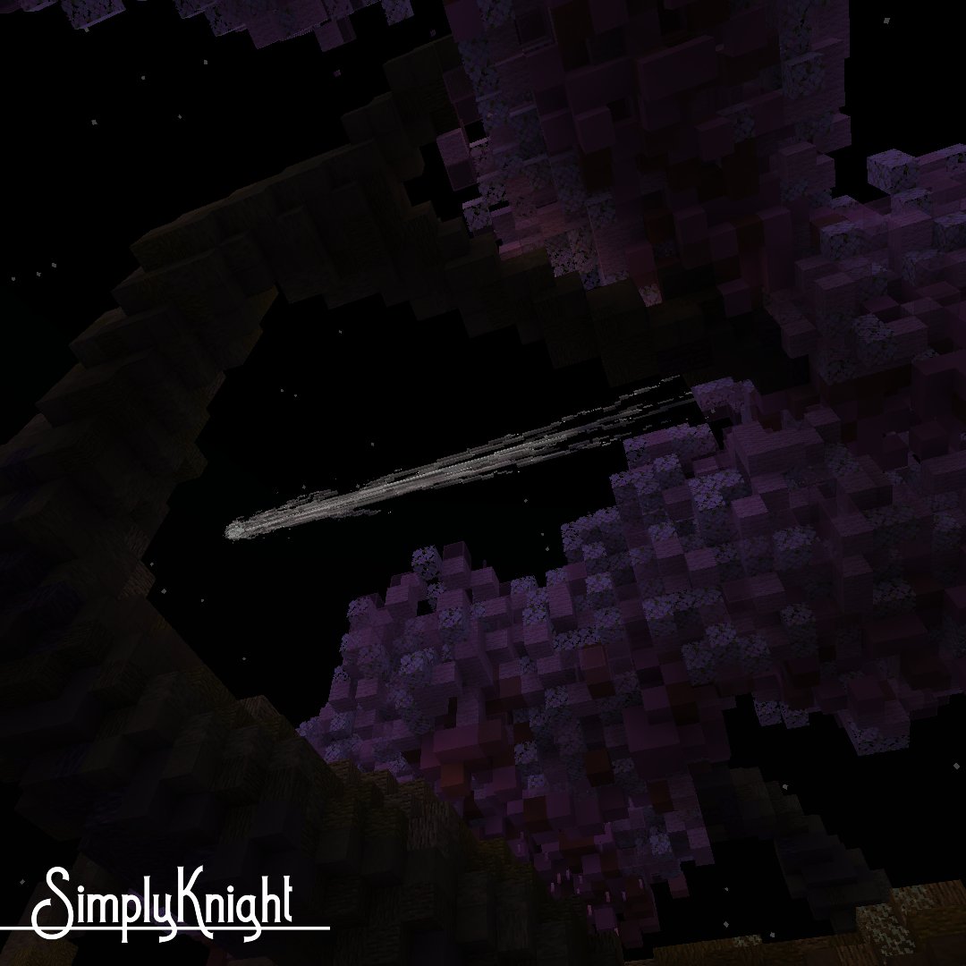 Simply_Knightly's tweet photo. The Comet ☄️

#Minecraft #Minecraftbuilds https://t.co/devf9Cs8Cx