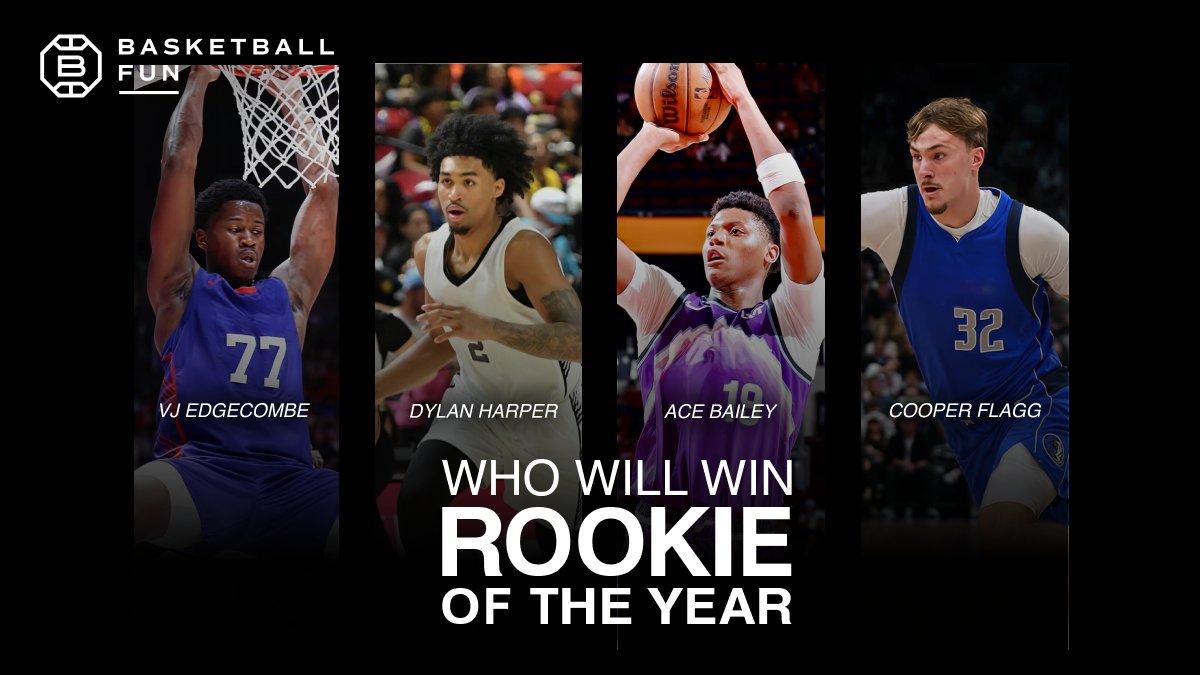 bsktballdotfun's tweet photo. Rookie class is stacked this season.

Who’s your pick for Rookie of the Year? Drop it below 👇 https://t.co/Qz70jRIuWN