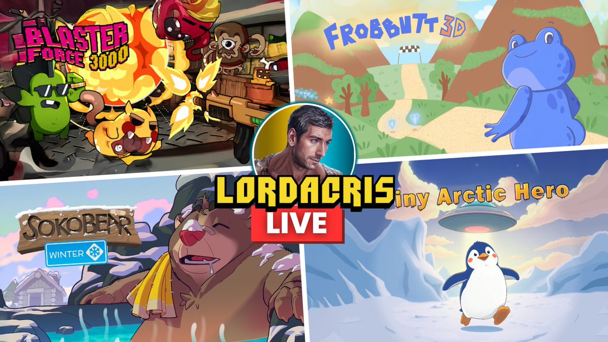 🔴 Live: Indie Showcase
💜 Twitch: twitch.tv/lordacrisplays
🐊 Aly the Alligator in Space Trouble
🐟 AquaDream
💥 Blaster Force 3000
🏏 Cookie's Trails
🐸 Frobbutt 3D
⚔️ Rookie Knight
🐻‍❄️ Sokobear Winter
🐧 Tiny Arctic Hero
👋 Drop in and say hello!
#LiveStream #Xbox #Lordacris