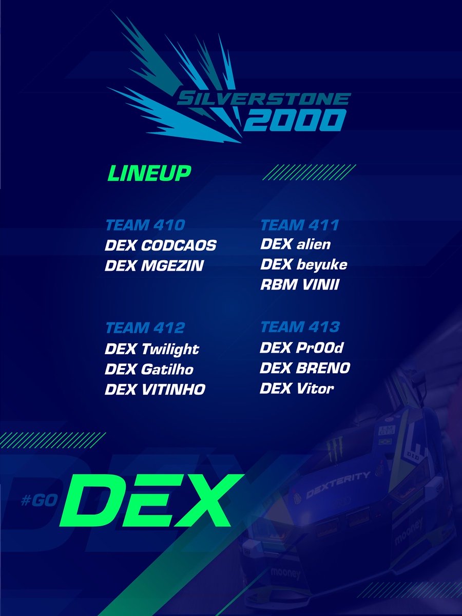 Dexterity Racing #410 🇧🇷 tweet media
