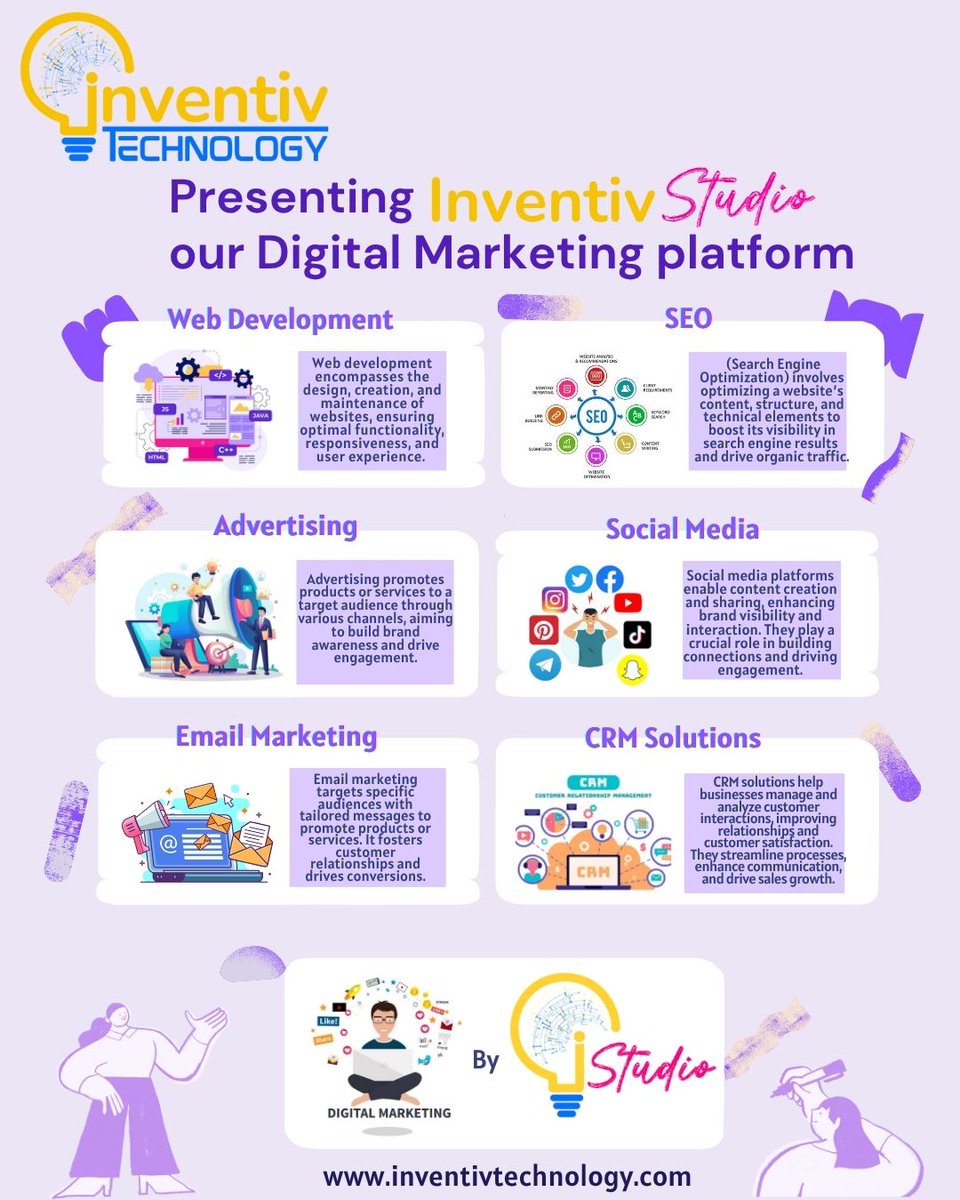 InventivTechno's tweet photo. At iStudio by Inventiv Technology, we offer results-driven digital marketing solutions tailored to your business goals. From social media management to SEO, paid ads, and content strategy — we’ve got it all covered!
✨Let’s grow your digital presence.
#iStudio #InventivTechnology https://t.co/8vwj4DvAfi