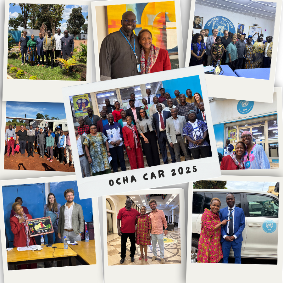 Grateful to meet our <a href="/OCHA_CAR/">OCHA CAR</a> team – a dedicated team working every day to serve communities and coordinate humanitarian action across the Central African Republic 🇨🇫.

Your commitment, compassion and professionalism inspire deep appreciation and hope.