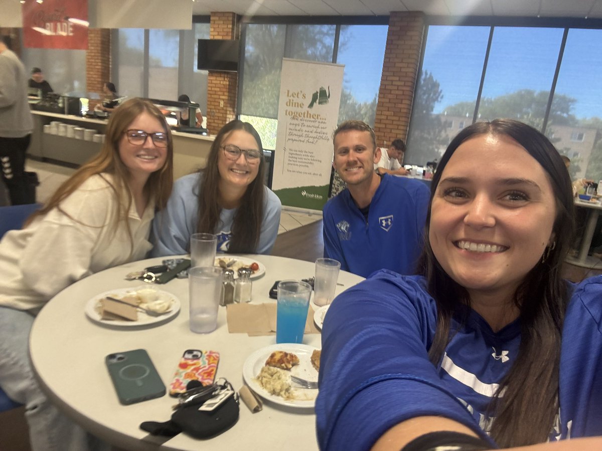 Senior lunch! Excited for our fall WS game later today!