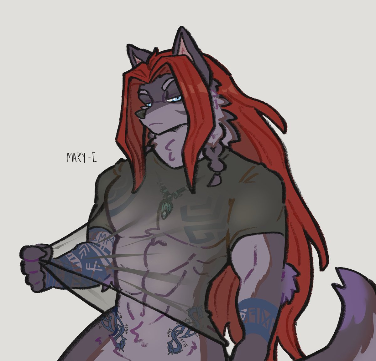 Final commission done for <a href="/FloofLarge/">Large Floof</a> X3 

Thank you for all the commissions you bought x33 I'm very glad you liked them!

#furry #furryart #furrywolf