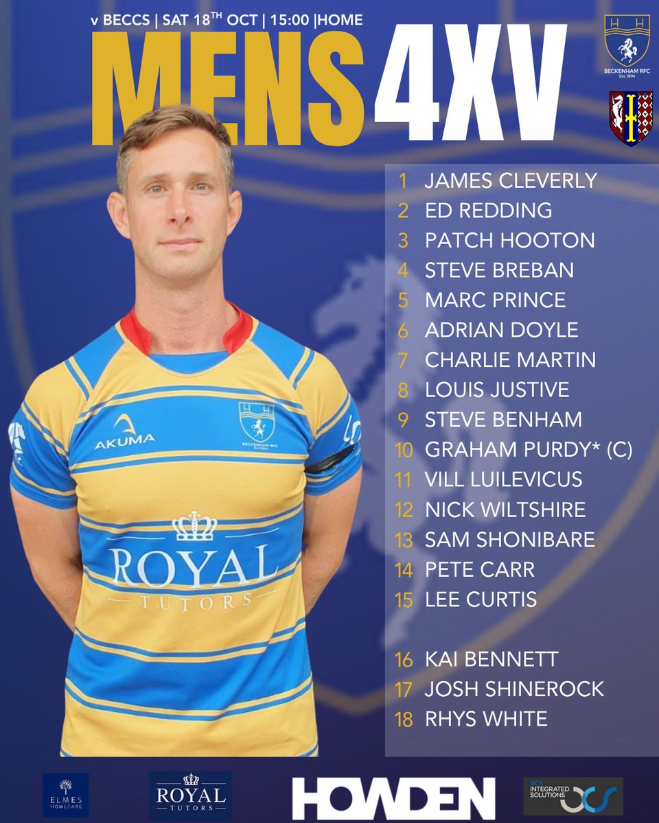 Beckenham RFC (@beckenhamrfc) on Twitter photo Team News 
Four Men’s teams out tomorrow and Oktoberfest on from midday. What a club!
🔵🟡
 
#blueandgold #beckenhamrfc Team News 
Four Men’s teams out tomorrow and Oktoberfest on from midday. What a club!
🔵🟡
 
#blueandgold #beckenhamrfc