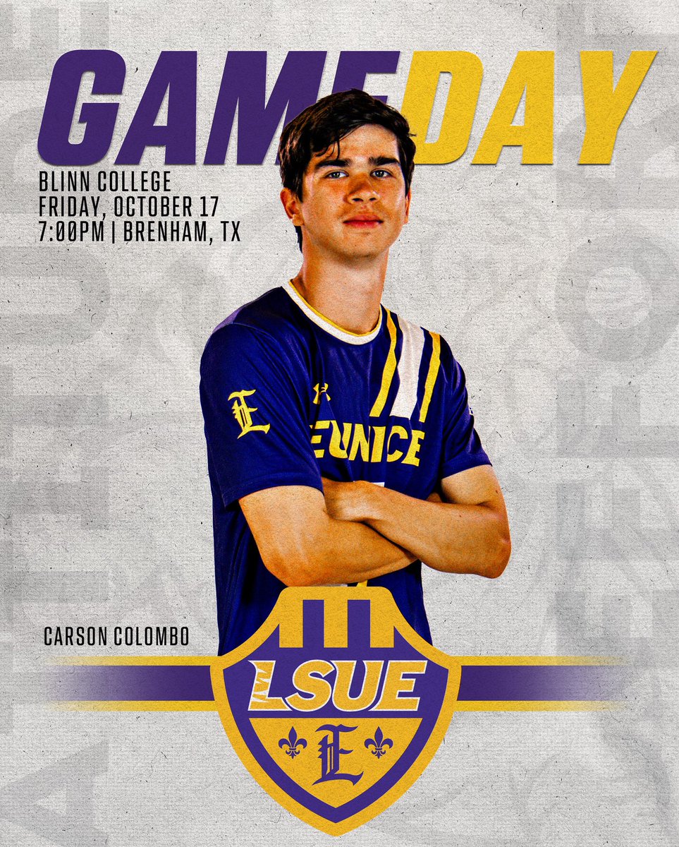 It's GEAUX Time! LSU Eunice invades the Lone Star State for Friday Night Futbol at Blinn.  The Bengals and Bucs lock horns in Brenham at 7:00PM, watch on TSBN Sports!

#GeauxBengals
#EarnYourStripes

Video Link: tsbnsports.com/lsu-eunice-vs-…