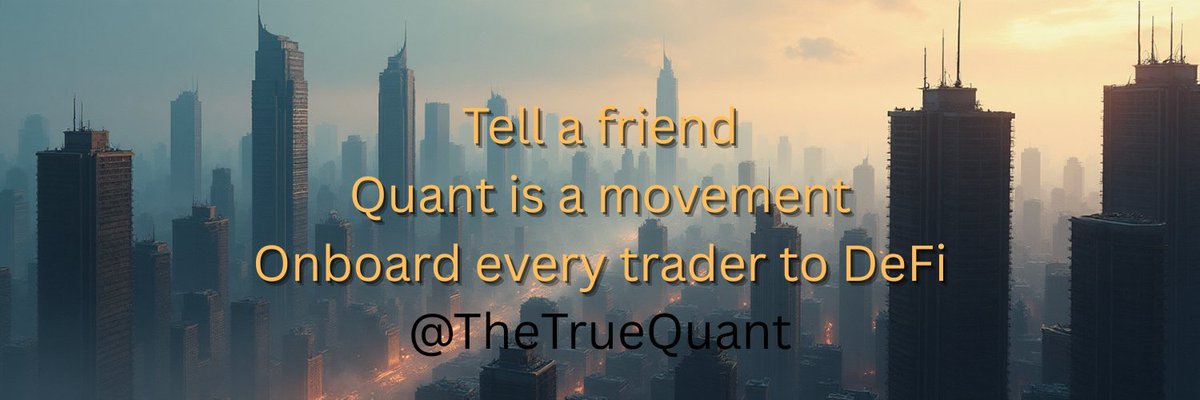 TheTrueQuant's tweet photo. Trading on-chain is not a trend, but the future.

Billions worldwide will be onboarded this cycle.

There's no better time to hold and share $QUANT

Hyperliquid Pumpfun Quant Kalshi Polymarket https://t.co/ltRaftX2ZR
