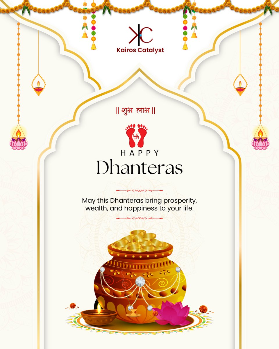 kairos_catalyst's tweet photo. This Dhanteras, let’s redefine wealth as strong teams, great culture, and empowered people
May your workplace shine with collaboration, growth, and purpose.
Here’s to building value that lasts beyond the festival!

Visit us at: https://t.co/86g1mbyQZu

#KairosCatalyst #Dhanteras https://t.co/a2PbKqIqbF