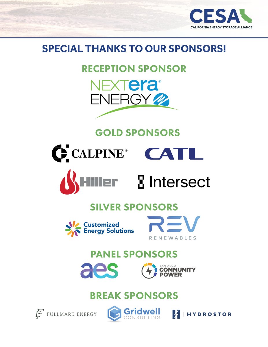 California Energy Storage Alliance (CESA) tweet media