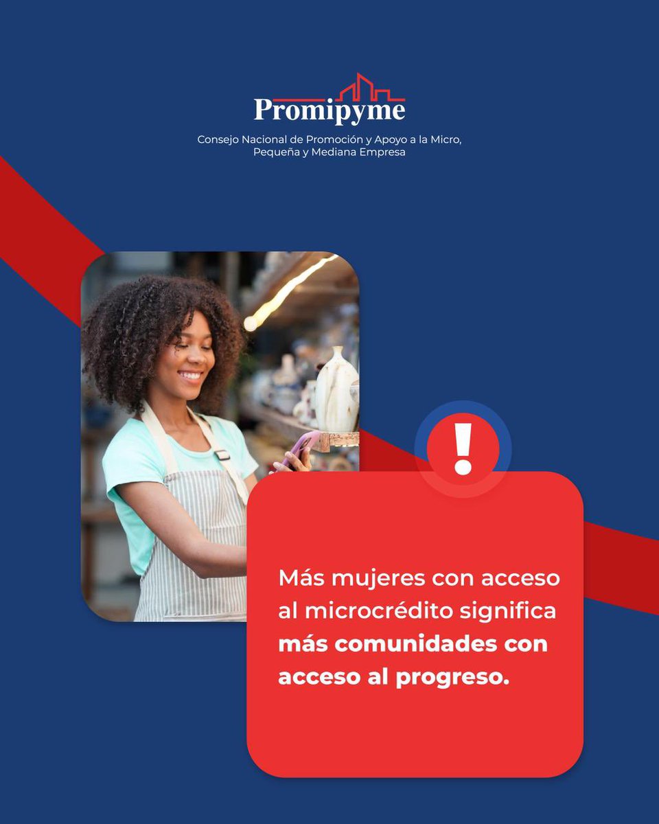 💖 Cuando una mujer emprende, florece una comunidad entera.

Con el apoyo de Promipyme, sus sueños se convierten en progreso para todos. 🌱✨

#Promipyme #MujeresQueEmprenden #InclusiónFinanciera #ProgresoCompartido