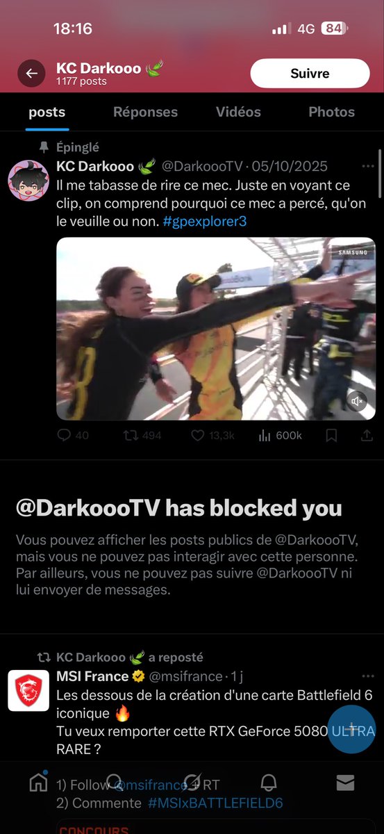 adilsensei's tweet photo. @Akhizona Il assume plus il bloque tout le monde et supprime tout, il était complice et il disait rien . https://t.co/GoaZLfaQRY