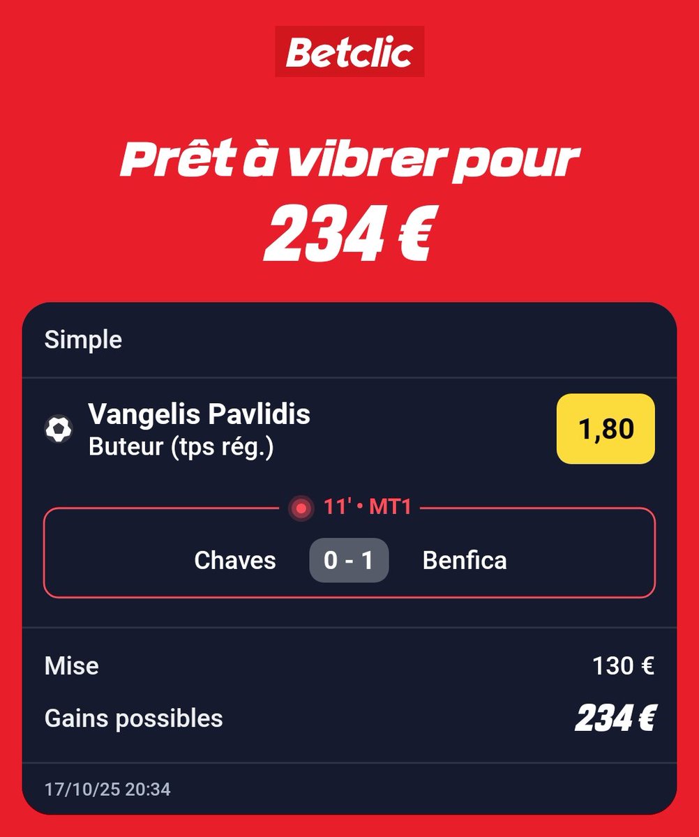 C’était censé être le Palier 2…
Mais quel but de fou qu'il vient de marquer 😳🔥

🎁 Paysafecard de 10€ à gagner !
Pour participer :
👍 Like ce tweet
👤 Follow <a href="/BlazboxProno/">BlazBoX 👑</a>
🎲 Tirage à 00h