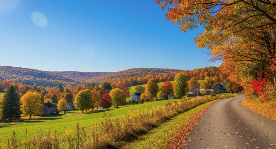 sambrandt99's tweet image. These images look off to me. Not saying they’re definitely AI, but I’m awfully suspicious. If they are AI, then why? There are plenty of local photography enthusiasts who would be happy to have their real foliage images shared (myself included)