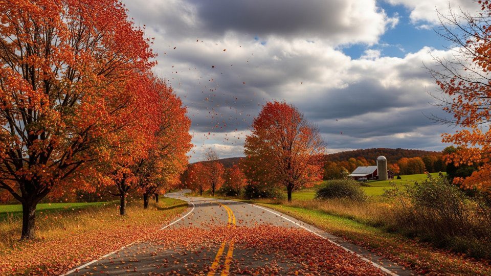 sambrandt99's tweet image. These images look off to me. Not saying they’re definitely AI, but I’m awfully suspicious. If they are AI, then why? There are plenty of local photography enthusiasts who would be happy to have their real foliage images shared (myself included)