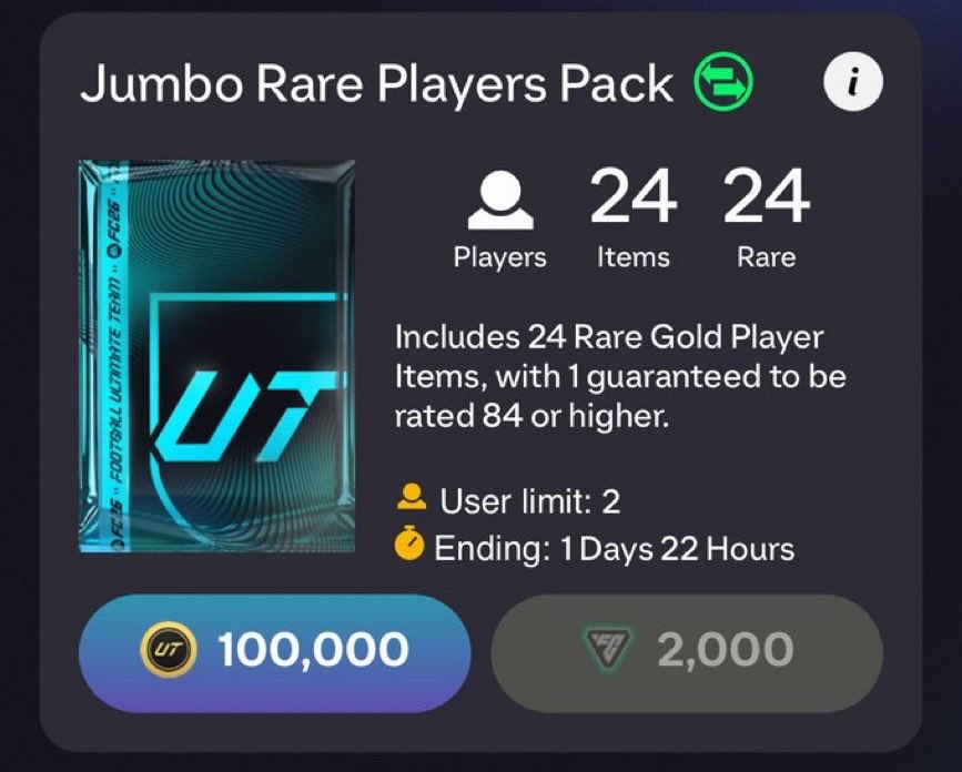 Fut Sheriff (@futsheriff) on Twitter photo 🚨QUICK 100k PACK GIVEAWAY 🔥🔥🔥
• Follow <a href="/DrFUT_/">Dr FUT💥 FC 26 Trader</a> & Me✅
• RT ✅
That’s all! Winner soon👀🔥🔥🔥🔥🔥 🚨QUICK 100k PACK GIVEAWAY 🔥🔥🔥
• Follow <a href="/DrFUT_/">Dr FUT💥 FC 26 Trader</a> & Me✅
• RT ✅
That’s all! Winner soon👀🔥🔥🔥🔥🔥