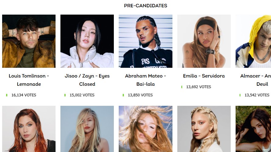 Have you voted for Lemonade by Louis Tomlinson today?
top50oficial.com/pre-candidatas/