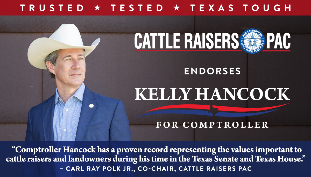 I’m honored to have the endorsement of the <a href="/TSCRA/">TSCRA</a>  PAC!

We must continue protecting private property rights, cutting red tape, and helping Texas ranchers and landowners thrive. 🐂 #txlege
