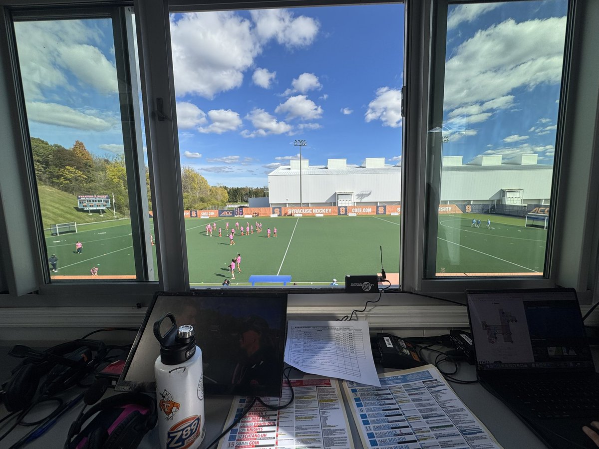 Couldn’t ask for a better day to play for a better cause 🩷

It’s Breast Cancer Awareness Day at Coyne Stadium between two of the sport’s best, <a href="/UNCFieldHockey/">Carolina Field Hockey</a> &amp; <a href="/CuseFH/">Syracuse Field Hockey</a>.

Tune into <a href="/BrynUnderwood/">Bryn Underwood</a>, <a href="/Dan_Shalam/">Daniel Shalam</a>, and 🙋‍♂️for this matineee matchup at 3!

📺: espn.com/espnplus/playe…