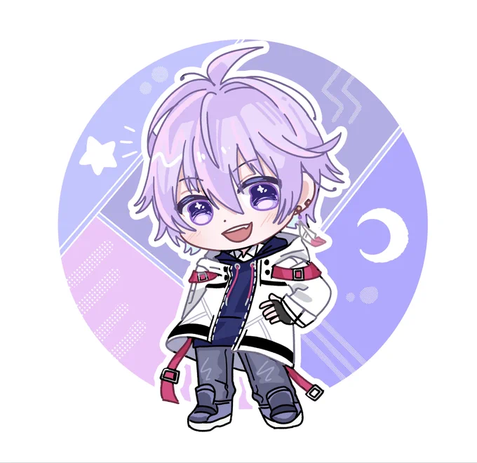 #月兎ぴくちゃー 取り急ぎラクガキですが… 新ビジュあまりにも正統進化で最高でした喋り方ちょっと快活なの可愛い