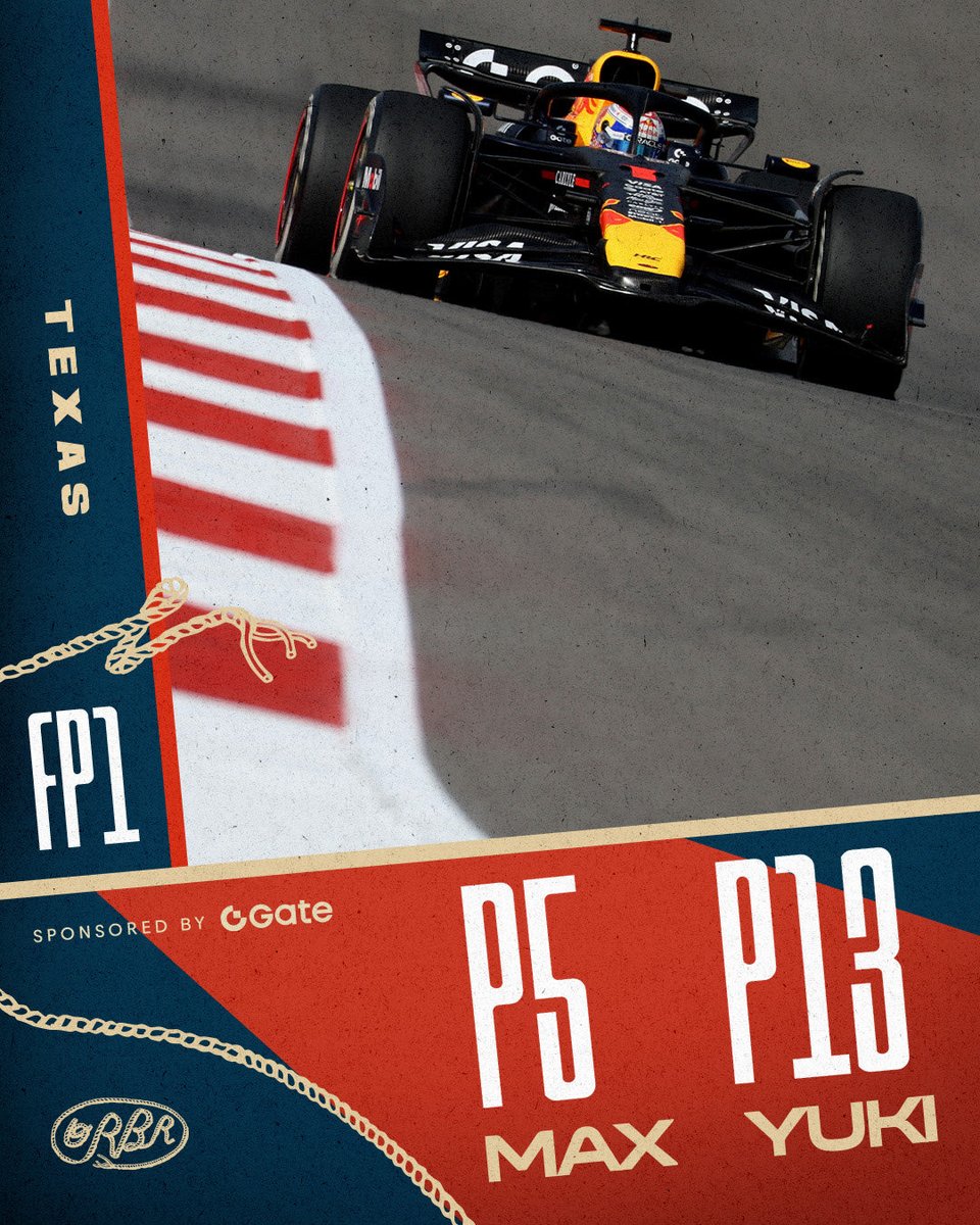 RB_RacingTR's tweet photo. 🏁 | 1. antrenman seansı tamamlandı.
Max Verstappen - P5
Yuki Tsunoda - P13
#AmericaGP🇺🇸 | #RedBullRacing https://t.co/CaMgckahu3