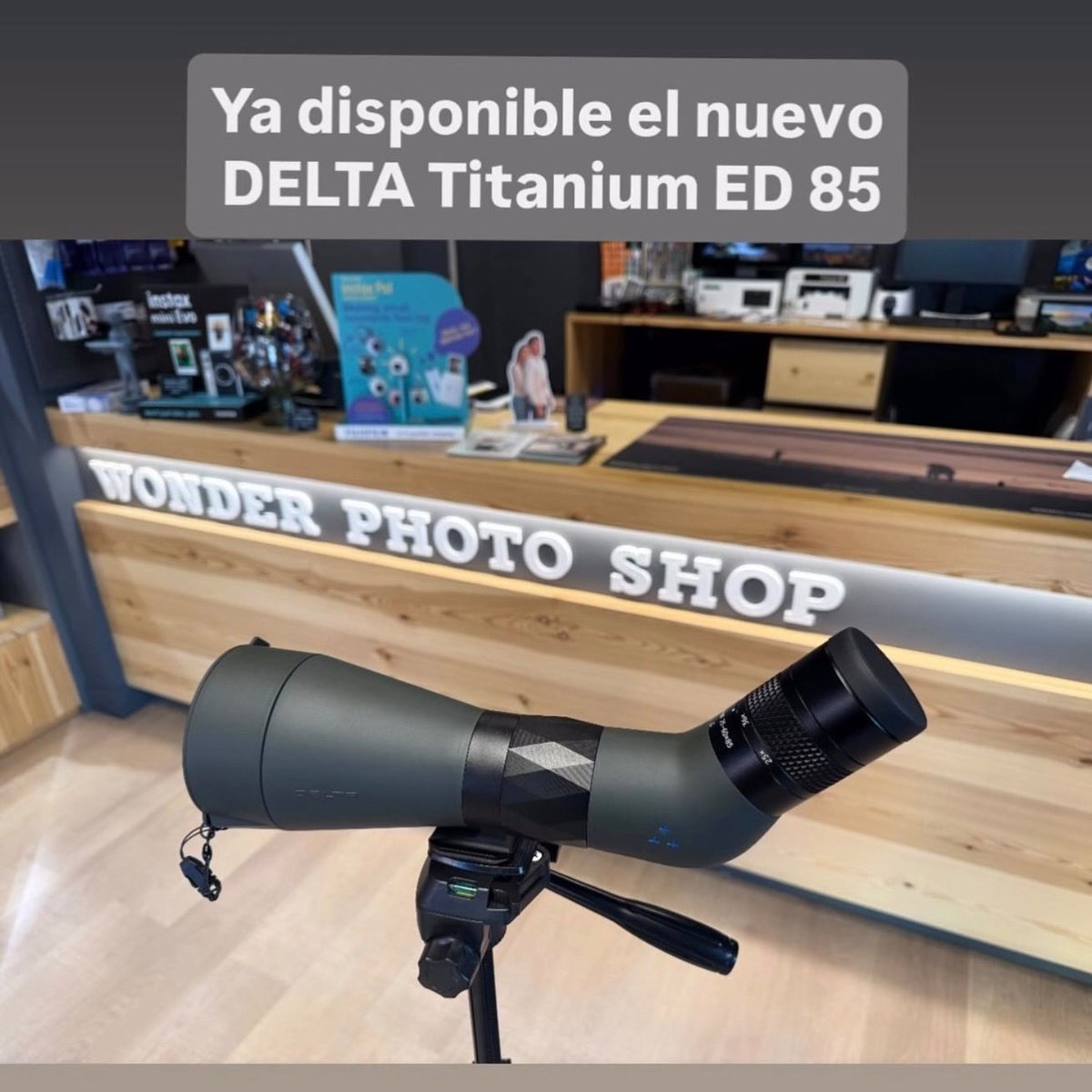 Ya disponible el nuevo Delta Titanium en Wonder Photo Shop 📍Paseo de Ygareda 17 Cabezón de la Sal ☎️ 942 702
490 javierrosendo.com