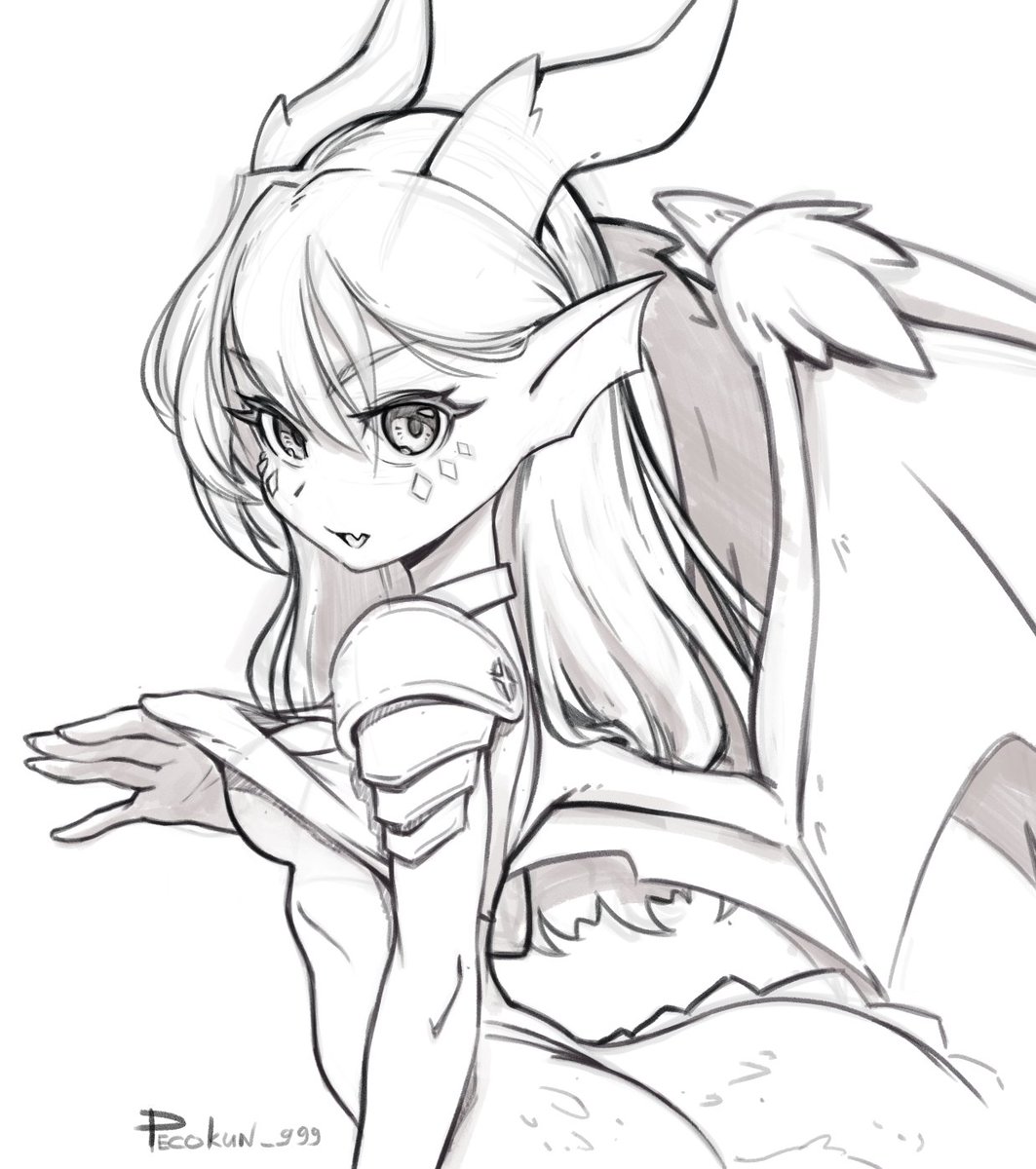 Dragon sketch
#mosnetgirls