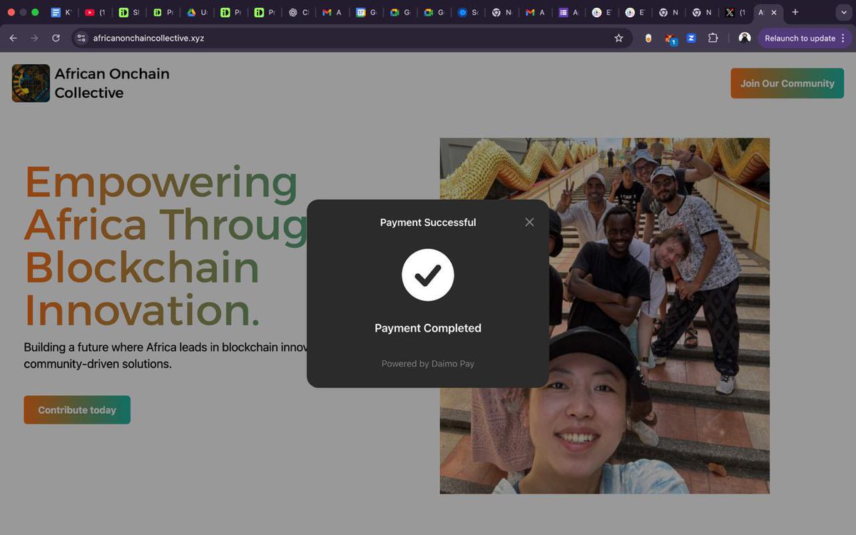“TALENT IS UNIVERSAL.OPPORTUNITY ISN’T”(in <a href="/dabit3/">nader dabit</a>  voice)

Africa is full of brilliant builders dreaming of decentralized futures and I’m proud to be one of them, building on Ethereum and <a href="/base/">Base</a> to bring that vision to life.

We’ve worked tirelessly to align with Ethereum’s