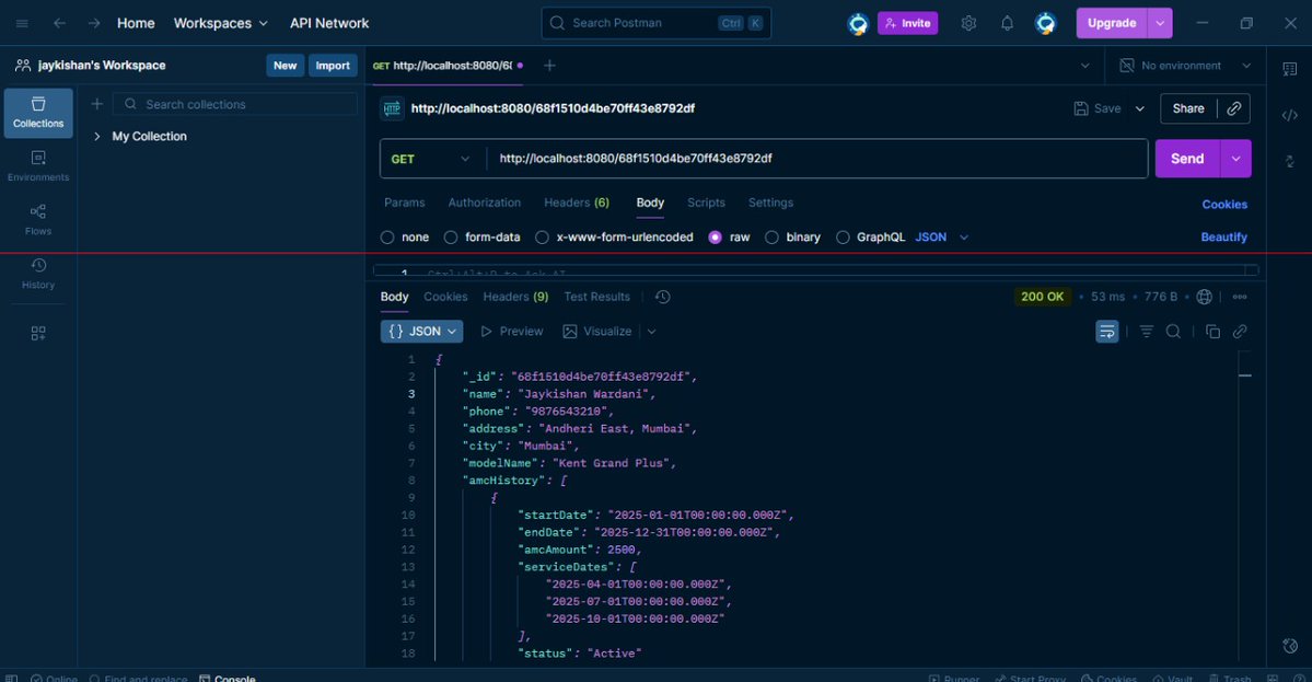 codnix12's tweet image. Starting with backend for my fathers AMC business . Made routes and controllers. Will complete backend and start with frontend with react 🔥